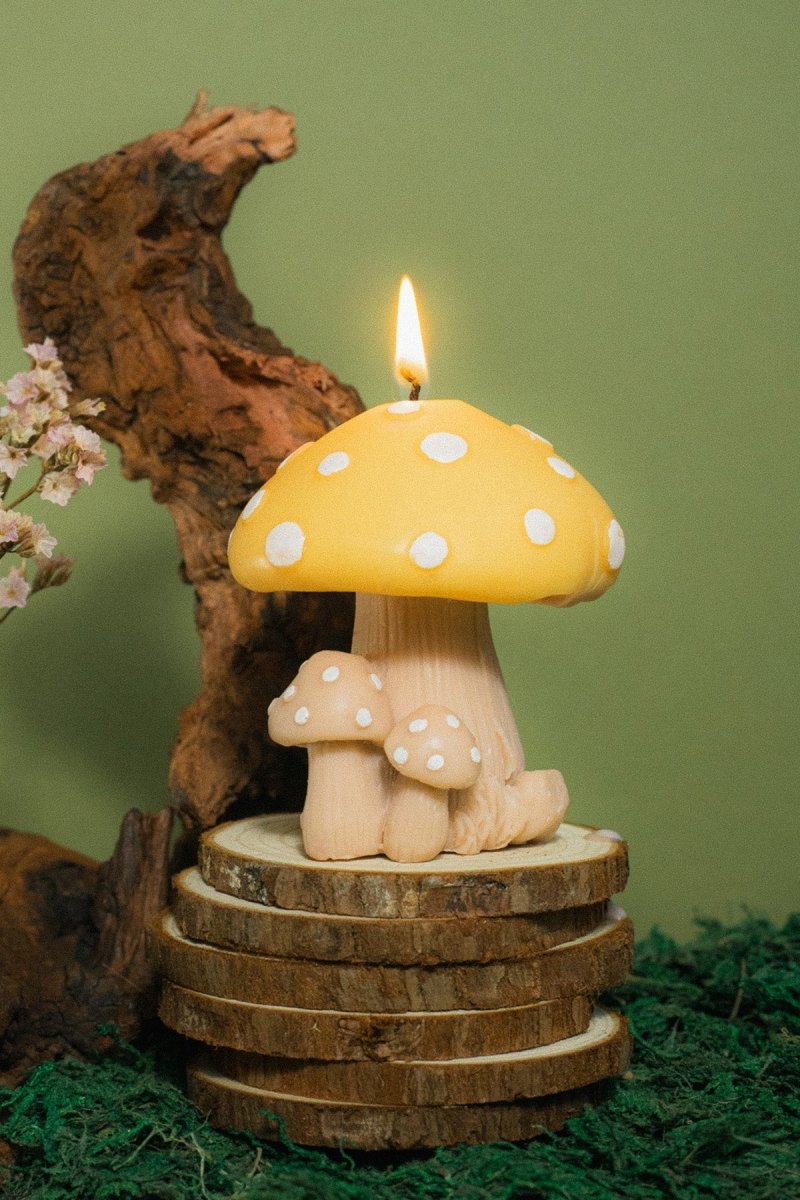 Mushroom Family Candle - Joe’s Haven