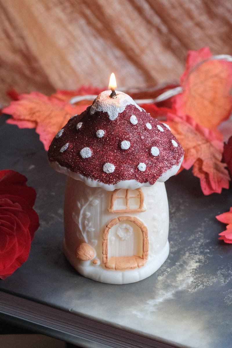 Mushroom House Candle - Joe’s Haven