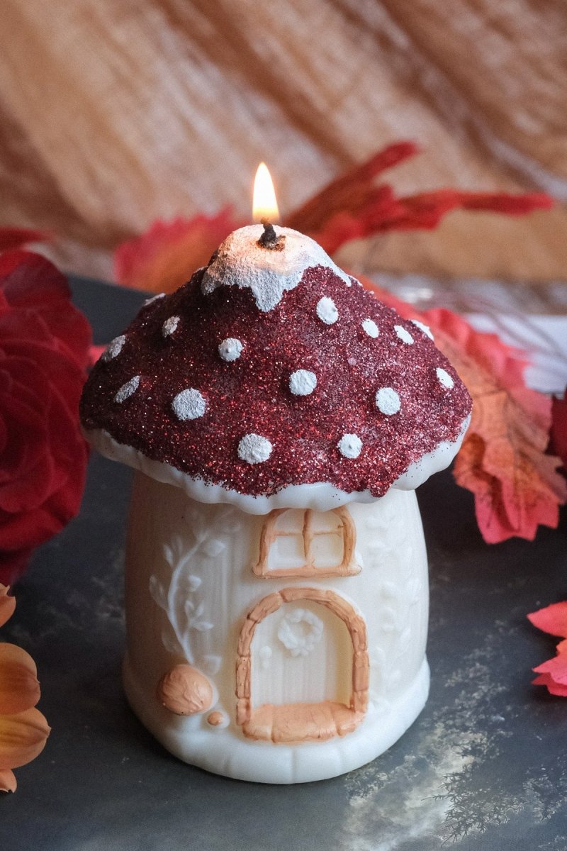 Mushroom House Candle - Joe’s Haven