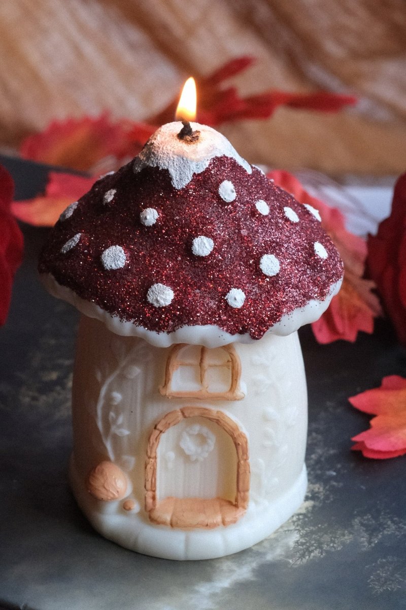 Mushroom House Candle - Joe’s Haven