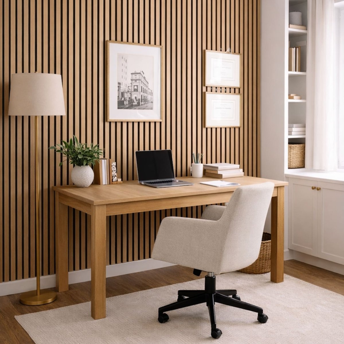 Natural Oak Acoustic Wall Panels - Joe’s Haven