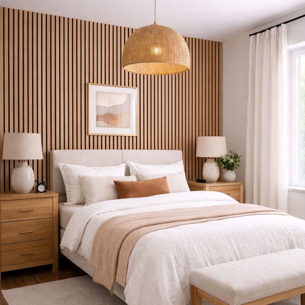 Natural Oak Acoustic Wall Panels - Joe’s Haven