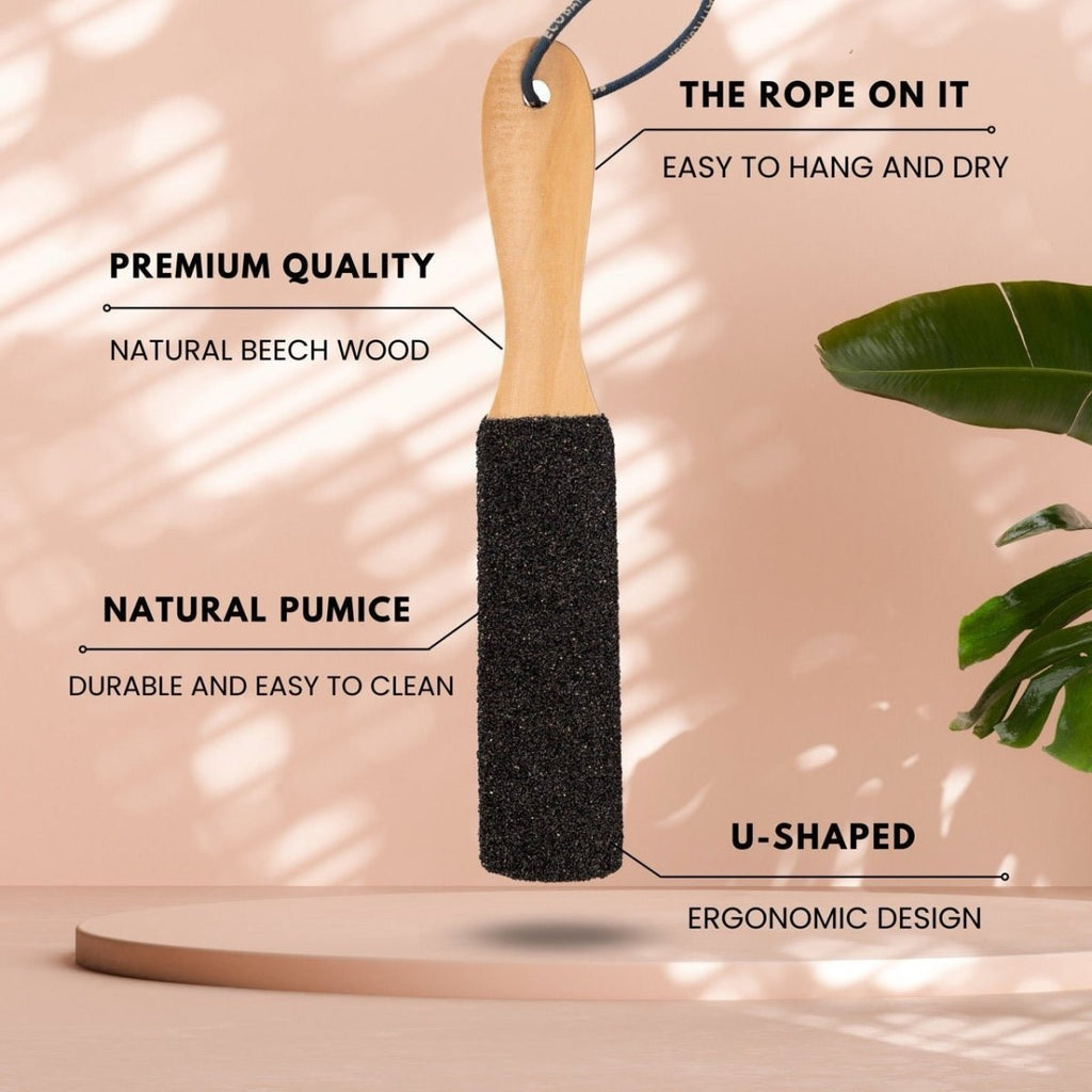 Natural Pumice Foot File - Black - Joe’s Haven