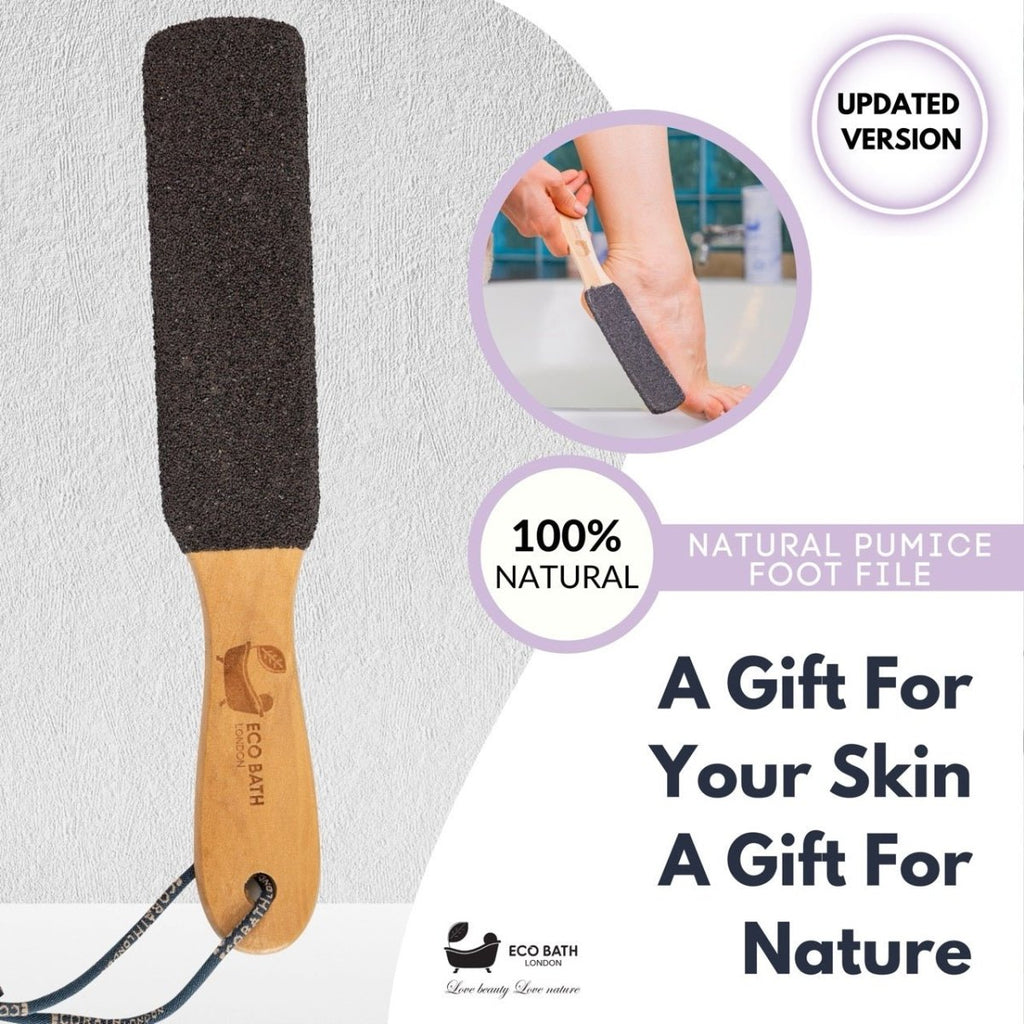Natural Pumice Foot File - Black - Joe’s Haven