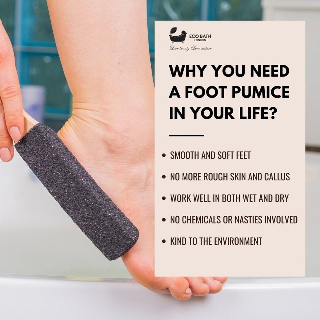Natural Pumice Foot File - Black - Joe’s Haven