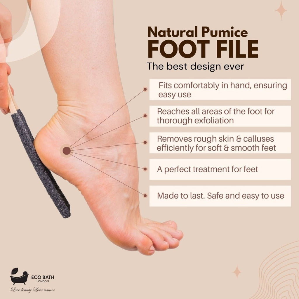 Natural Pumice Foot File - Black - Joe’s Haven