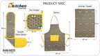 OLIVIA ROCCO Kitchen Sets With Apron Double Oven Gloves Towel Set Oven Mitts Pot Holder - Joe’s Haven