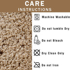 OLIVIA ROCCO Non Slip Round Tasselled Bath Mat 100% Cotton Absorbent Soft Plush Bathroom - Joe’s Haven