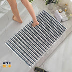 OLIVIA ROCCO Amalfi 2 Piece Bath Mat Set 100% Cotton Jumbo Plush Absorbent Pedestal Bath - Joe’s Haven