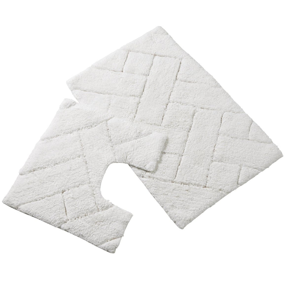 OLIVIA ROCCO Bali Bath Mat And Pedestal Set Luxurious Super Absorbent Easy Care Non Slip - Joe’s Haven