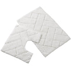 OLIVIA ROCCO Bali Bath Mat And Pedestal Set Luxurious Super Absorbent Easy Care Non Slip - Joe’s Haven