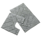 OLIVIA ROCCO Bali Bath Mat And Pedestal Set Luxurious Super Absorbent Easy Care Non Slip - Joe’s Haven