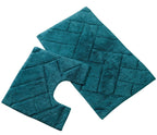 OLIVIA ROCCO Bali Bath Mat And Pedestal Set Luxurious Super Absorbent Easy Care Non Slip - Joe’s Haven