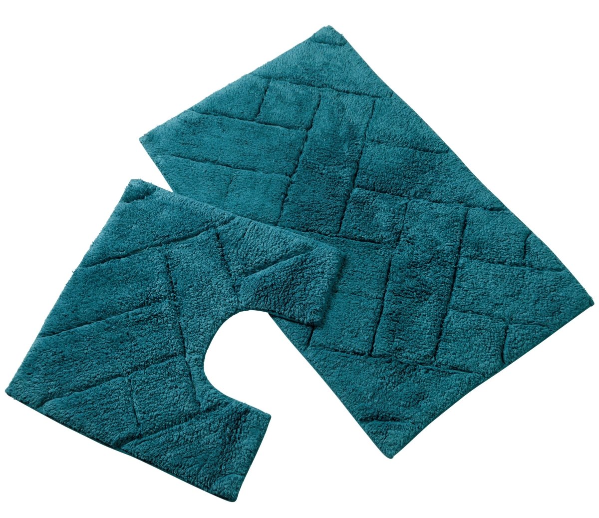 OLIVIA ROCCO Bali Bath Mat And Pedestal Set Luxurious Super Absorbent Easy Care Non Slip - Joe’s Haven