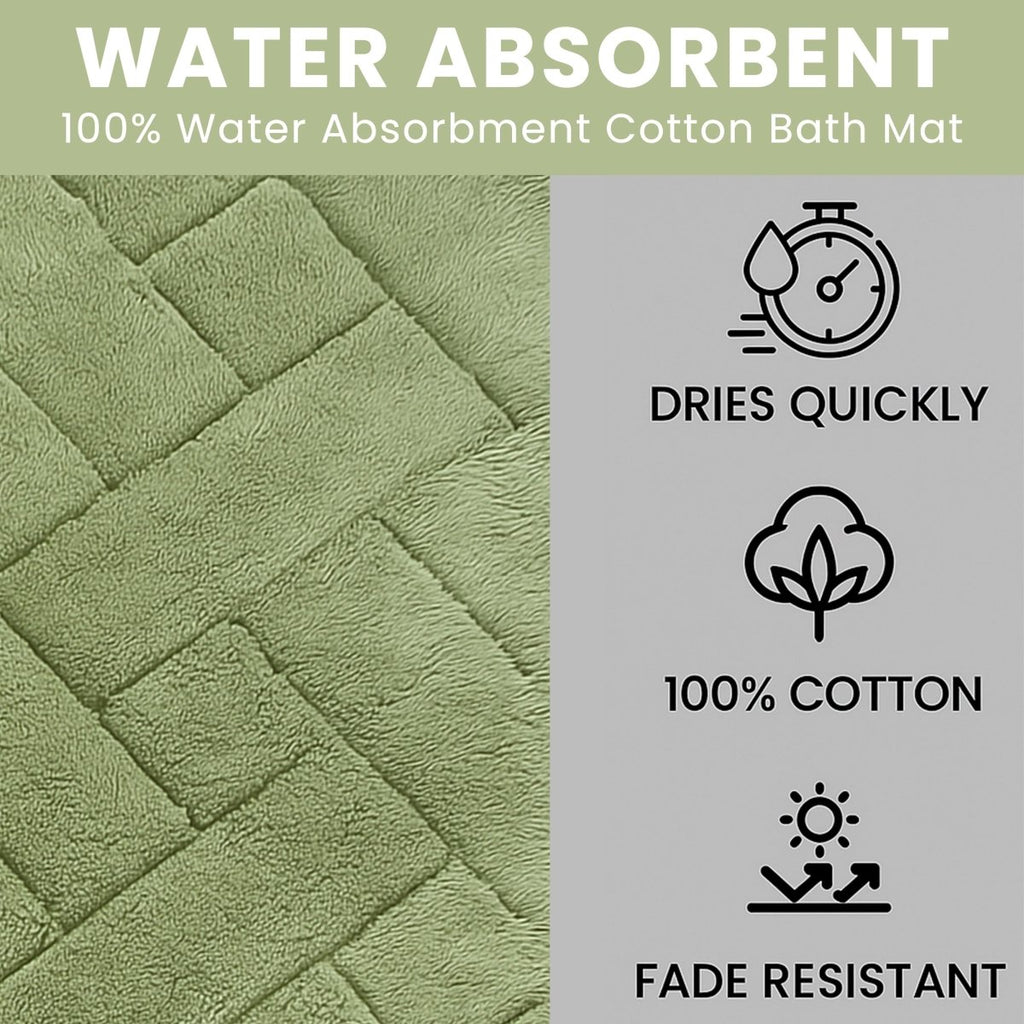 OLIVIA ROCCO Bali Bath Mat And Pedestal Set Luxurious Super Absorbent Easy Care Non Slip - Joe’s Haven