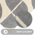 OLIVIA ROCCO Stockholm Bath Mat Non Slip Backing Super Soft Water Absorbent Cotton Blend - Joe’s Haven