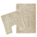OLIVIA ROCCO Como 2 - Piece Natural Bath Mat And Pedestal Set Non - Slip Super Absorbent - Joe’s Haven