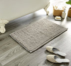OLIVIA ROCCO Pebbles Micro Bobble Bath Mat Pure Indian Cotton Hand Woven Eco Friendly - Joe’s Haven