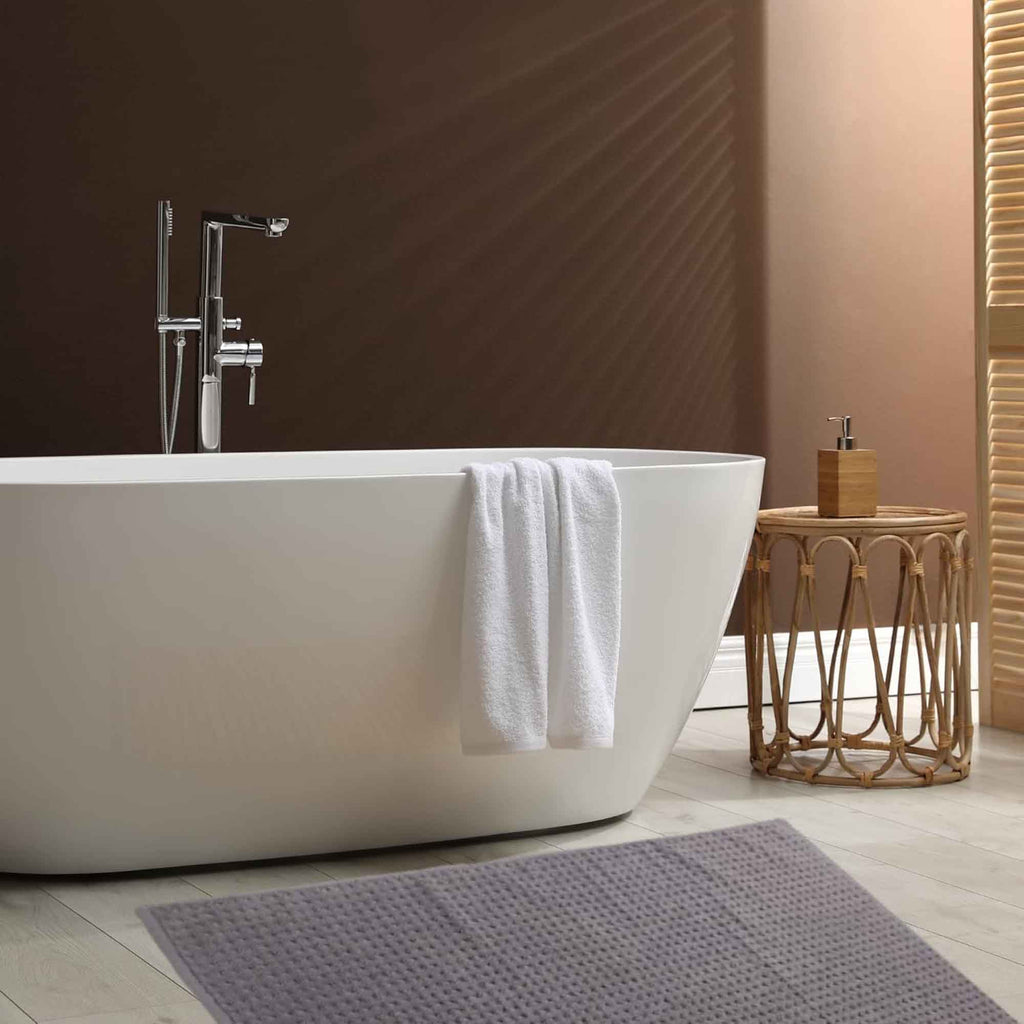OLIVIA ROCCO Pack Of 3 Luxe Ultra - Soft Deep Cotton Pile Bathmats Eco - Friendly Absorbent - Joe’s Haven