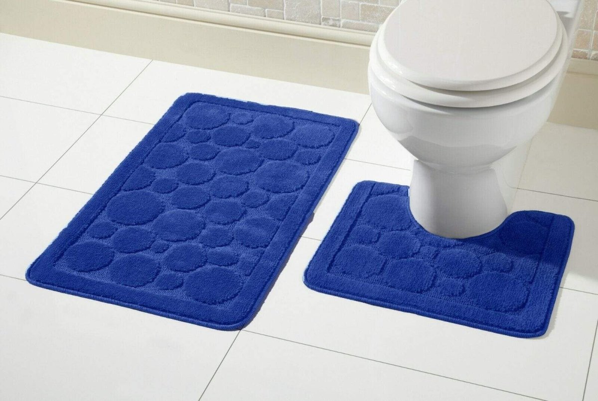 OLIVIA ROCCO Cali Bath Mat And Pedestal Set Ultra Soft Non Slip Highly Absorbent - Joe’s Haven