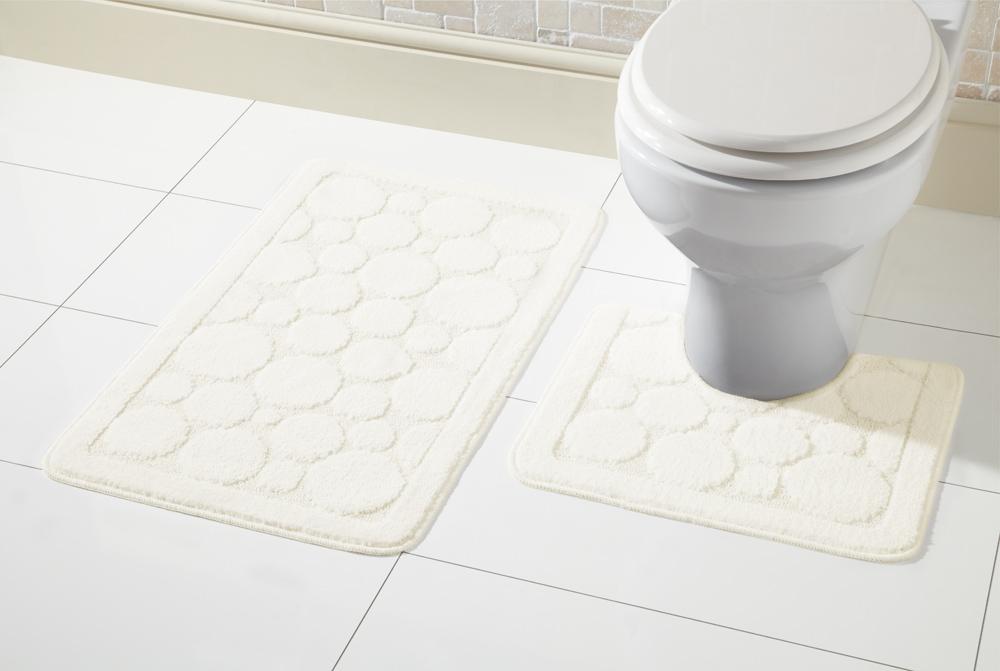 OLIVIA ROCCO Cali Bath Mat And Pedestal Set Ultra Soft Non Slip Highly Absorbent - Joe’s Haven