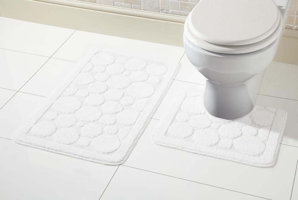OLIVIA ROCCO Cali Bath Mat And Pedestal Set Ultra Soft Non Slip Highly Absorbent - Joe’s Haven