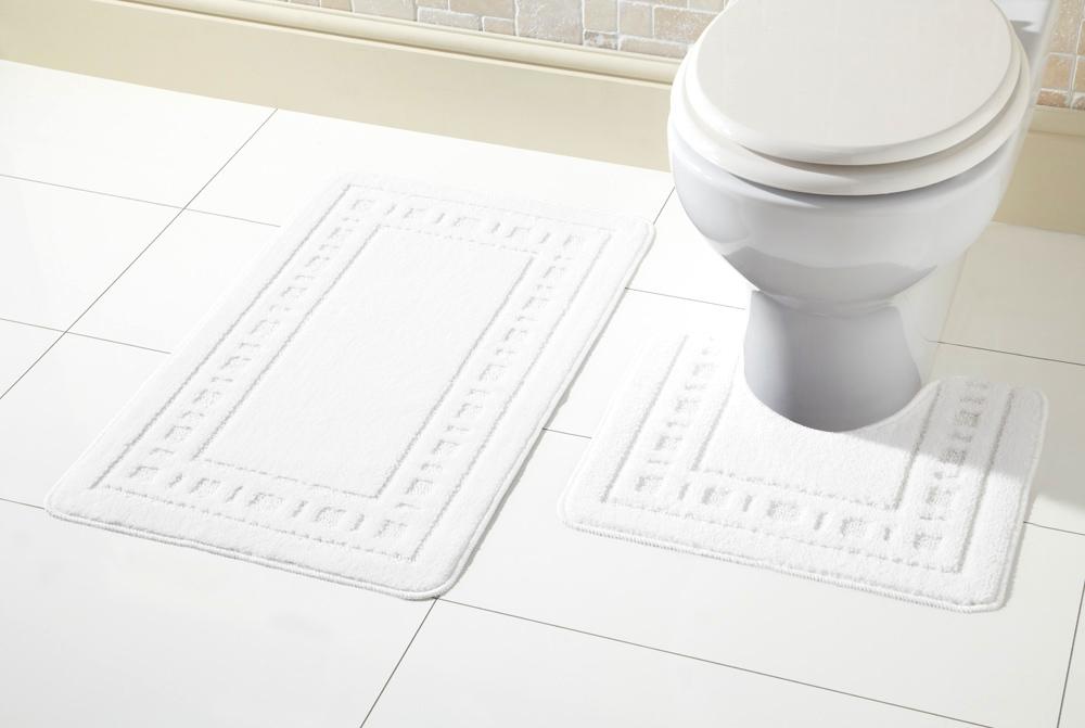 OLIVIA ROCCO Miami Bath Mat Set Ultra Absorbent Non Slip With Pedestal Multi colour - Joe’s Haven