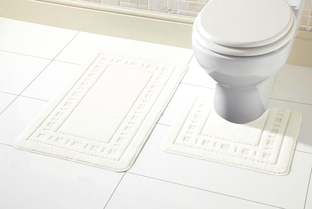 OLIVIA ROCCO Miami Bath Mat Set Ultra Absorbent Non Slip With Pedestal Multi colour - Joe’s Haven