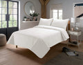 OLIVIA ROCCO Capri Embossed Luxury Bedspread Set With Quilted Throw And Duvet Matching - Joe’s Haven