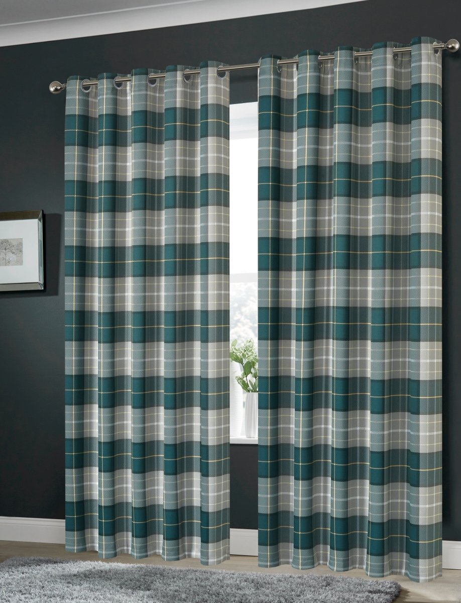 OLIVIA ROCCO Blackout Thermal Curtains Check Marble Design Light Blocking Panels Multiple - Joe’s Haven