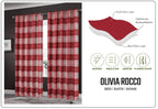 OLIVIA ROCCO Blackout Thermal Curtains Check Marble Design Light Blocking Panels Multiple - Joe’s Haven