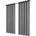 OLIVIA ROCCO Milano Geometric Blackout Curtains Thermal Insulated Eyelet Pair Pencil Pleat - Joe’s Haven