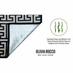 OLIVIA ROCCO Milano Geometric Blackout Curtains Thermal Insulated Eyelet Pair Pencil Pleat - Joe’s Haven