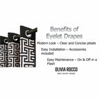 OLIVIA ROCCO Milano Geometric Blackout Curtains Thermal Insulated Eyelet Pair Pencil Pleat - Joe’s Haven