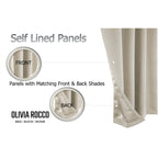 OLIVIA ROCCO Blackout Thermal Eyelet Curtains Natural colour Energy Efficient Ring Top - Joe’s Haven
