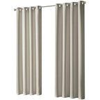 OLIVIA ROCCO Blackout Thermal Eyelet Curtains Natural colour Energy Efficient Ring Top - Joe’s Haven