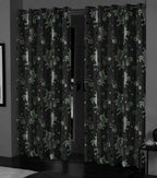 OLIVIA ROCCO Glow In The Dark Blackout Curtains With Thermal Panels Eyelet Pencil Pleat - Joe’s Haven
