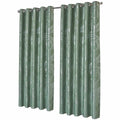 OLIVIA ROCCO Leaf Sage Green Sparkle Blackout Curtains With Thermal Insulation Eyelet - Joe’s Haven
