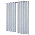 OLIVIA ROCCO Leaf White Sparkle Blackout Curtains Super Soft Fabric Thermal Insulated - Joe’s Haven