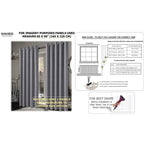 OLIVIA ROCCO Paris Eyelet Jacquard Curtains Grey Geometric Pattern Thermal Insulated - Joe’s Haven