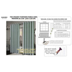 OLIVIA ROCCO Paris Eyelet Jacquard Curtains Sage Green Geometric Pattern Thermal - Joe’s Haven