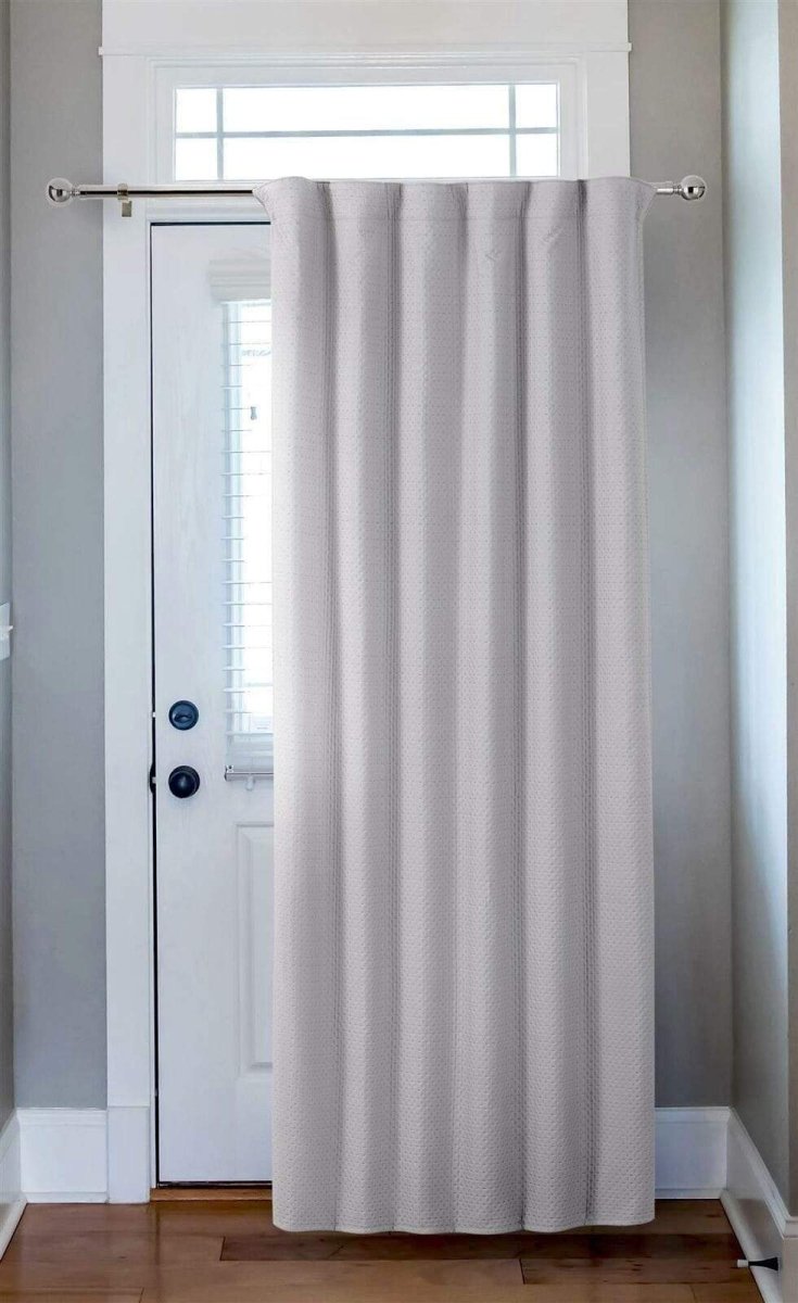 OLIVIA ROCCO Capri Thermal Door Curtain 46x84 Inches For Energy Efficiency And Noise - Joe’s Haven