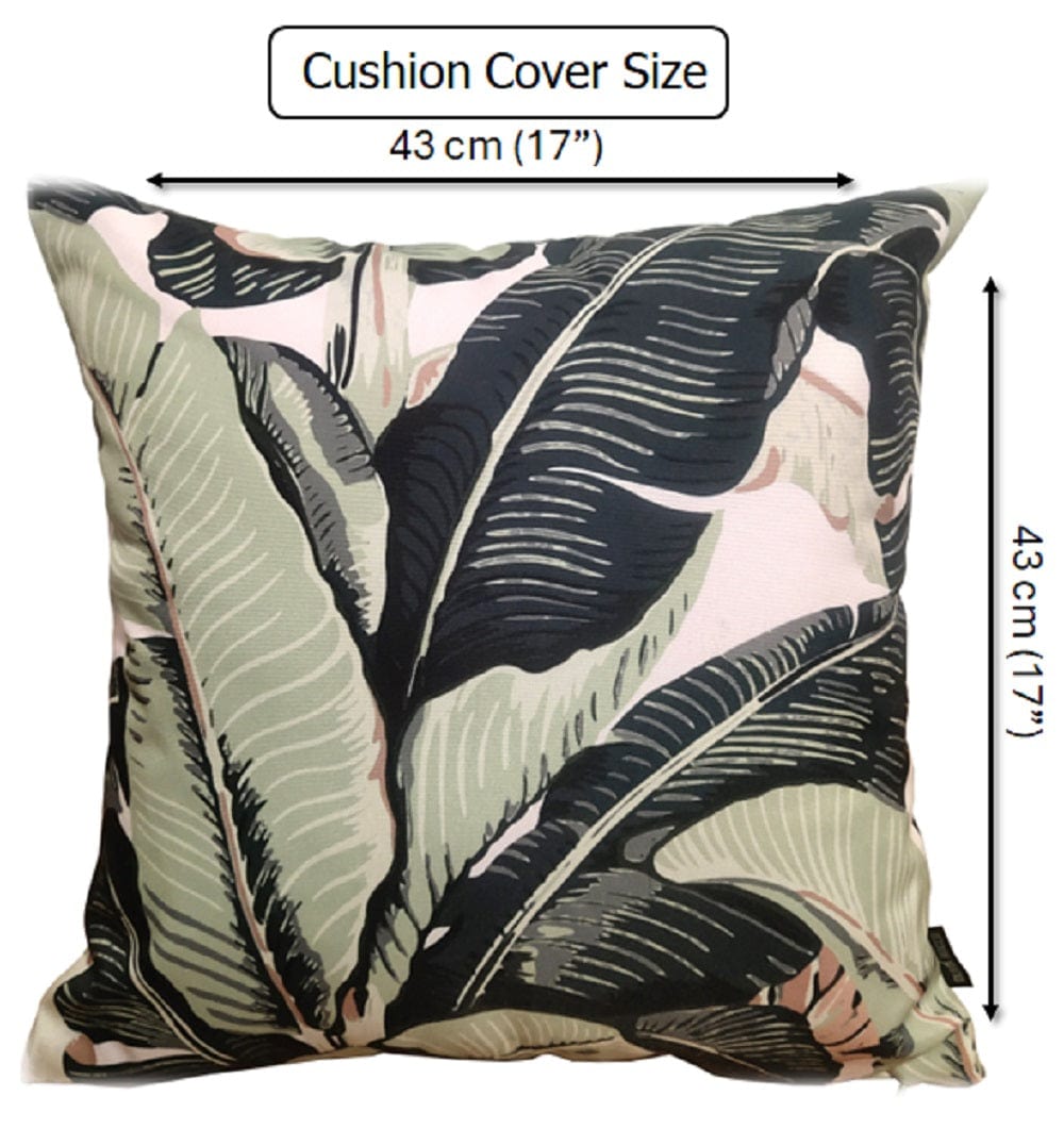 OLIVIA ROCCO Banza Waterproof Cushion Covers 43 x 43 cm Reversible Breathable Decorative - Joe’s Haven