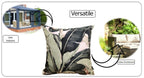 OLIVIA ROCCO Banza Waterproof Cushion Covers 43 x 43 cm Reversible Breathable Decorative - Joe’s Haven