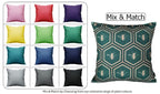 OLIVIA ROCCO Emerald Bees Waterproof Cushion Covers 43 x 43 cm Reversible Breathable - Joe’s Haven
