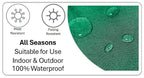 OLIVIA ROCCO Emerald Bees Waterproof Cushion Covers 43 x 43 cm Reversible Breathable - Joe’s Haven