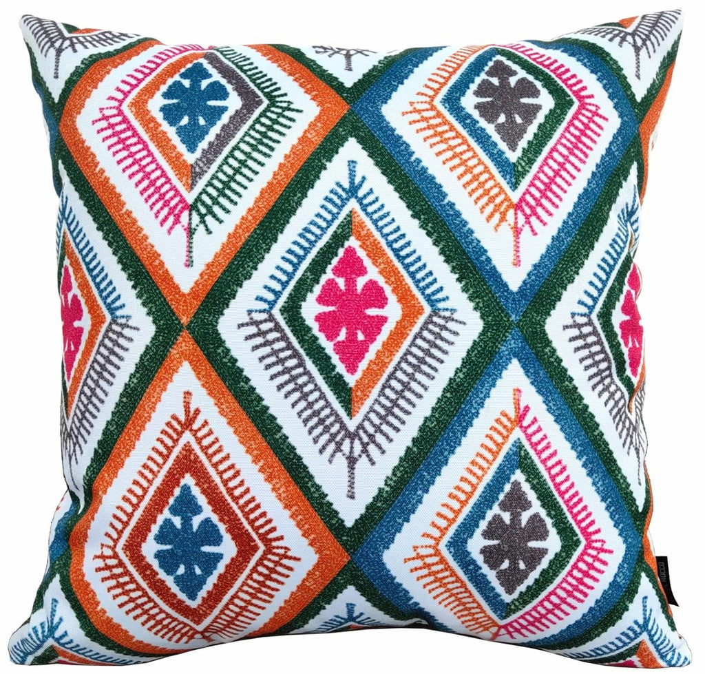 OLIVIA ROCCO Vibrant Meze Outdoor Waterproof Cushion Covers 43 x 43 cm Garden Patio - Joe’s Haven