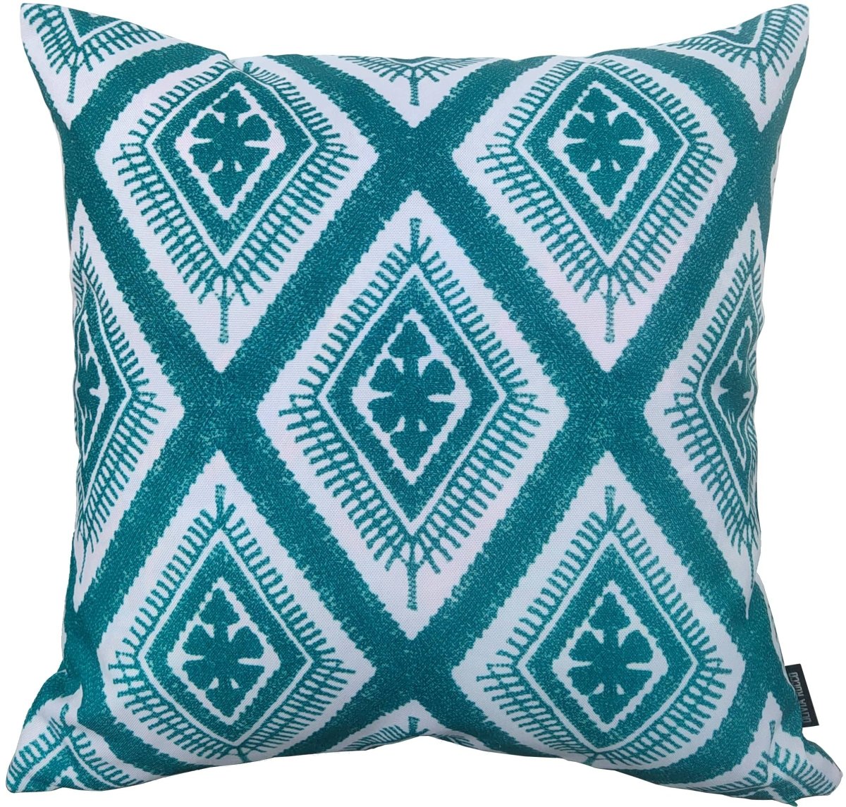 OLIVIA ROCCO Meze Teal Waterproof Cushion Covers 43 x 43 cm Reversible Breathable Indoor - Joe’s Haven
