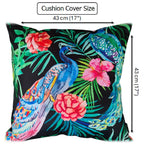 OLIVIA ROCCO Peacock Waterproof Cushion Covers 43 X 43 CM Reversible Breathable Bedroom Refresh Sofa Accent - Joe’s Haven
