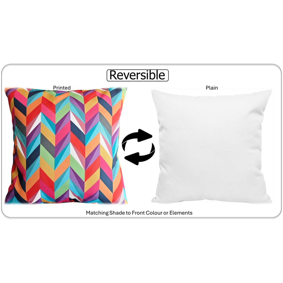 OLIVIA ROCCO Cushion Covers 43x43 Cm Outdoor Waterproof Breathable For Garden Patio Sofa - Joe’s Haven